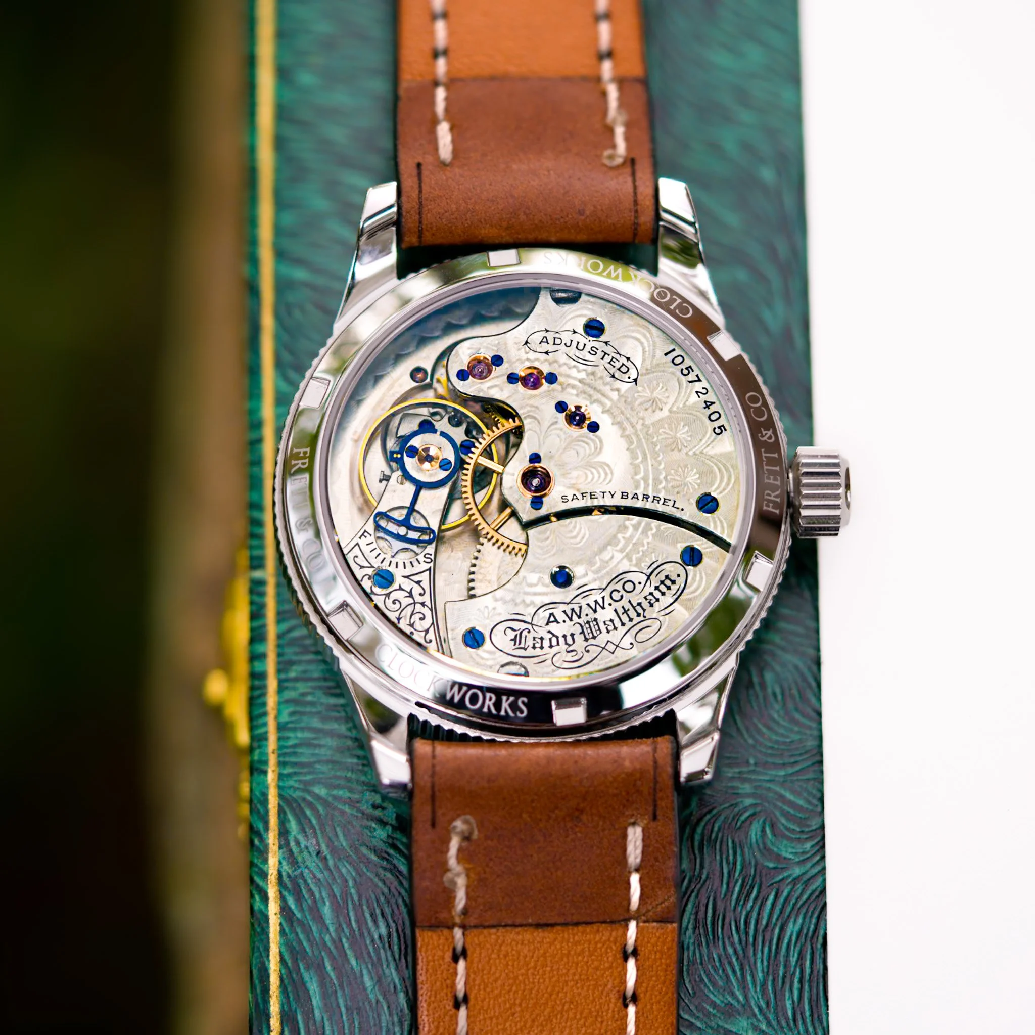 Waltham pocket watch conversion — Frett & Co Clockworks